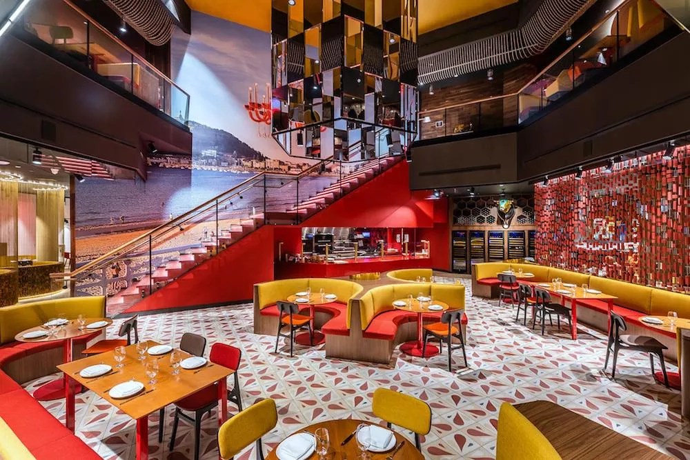 Stylish Orlando restaurant interior